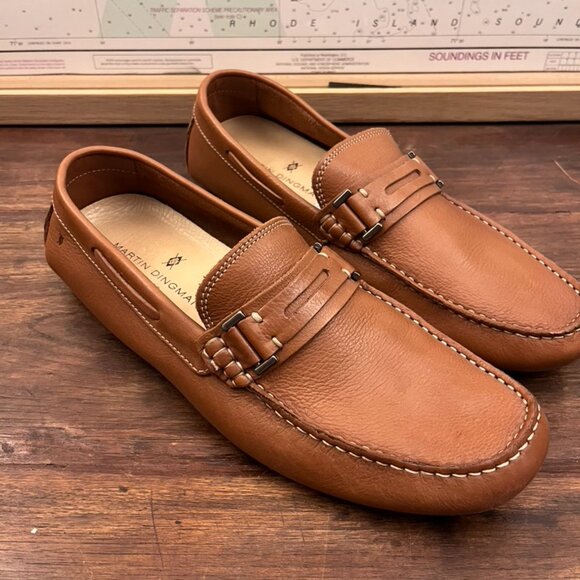 Men\'s Martin Dingman Driving Moc Loafer~ Tan, Size 8.5 main image 12